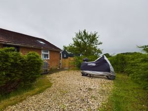Gravel parking area- click for photo gallery